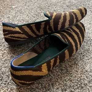 Rothy's | Loafer Brown Zebra Striped